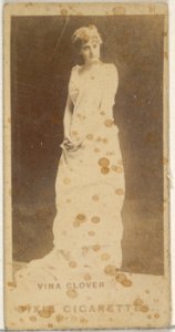 Vina Glover, from the Actors and Actresses series (N45, Type 7) for Dixie Cigarettes MET DP831244