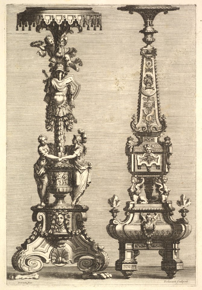 Two Torchères MET DP829680