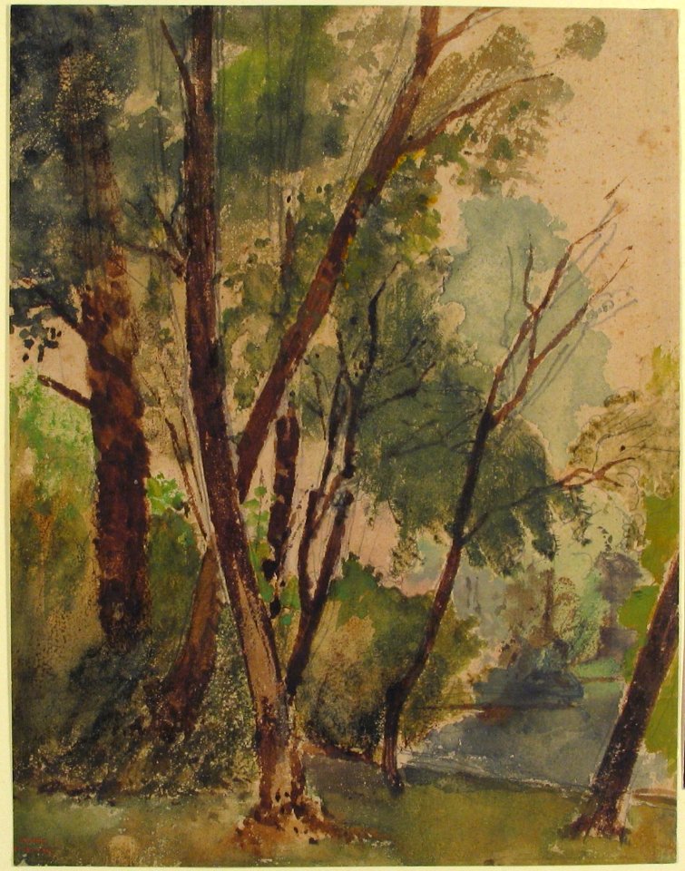 Trees Beside a Pond MET 1995.145