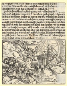 Verso of Sheet with Fragment of The Destroying Angels, from The Apocalypse MET DP834229
