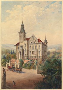 View of a Swiss Villa MET DP819618