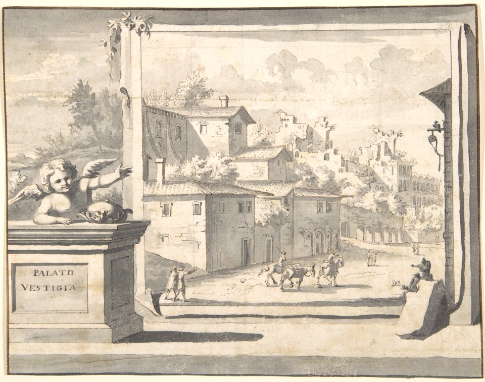 View of the Ruins of the Palatine Hill MET DP800270