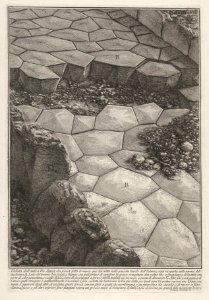 View of the stone pavement of the Appian Way (Veduta dell'antica Via Appia), from the series 'Le Antichità Romane' MET DP831895