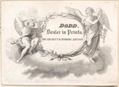 Trade Card for Dodd, Dealer Met DP885108. Free illustration for personal and commercial use.