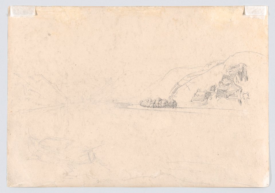 View of the Rhine with Pfalzgrafenstein Castle and Kaub Seen from the South-East MET DP870144