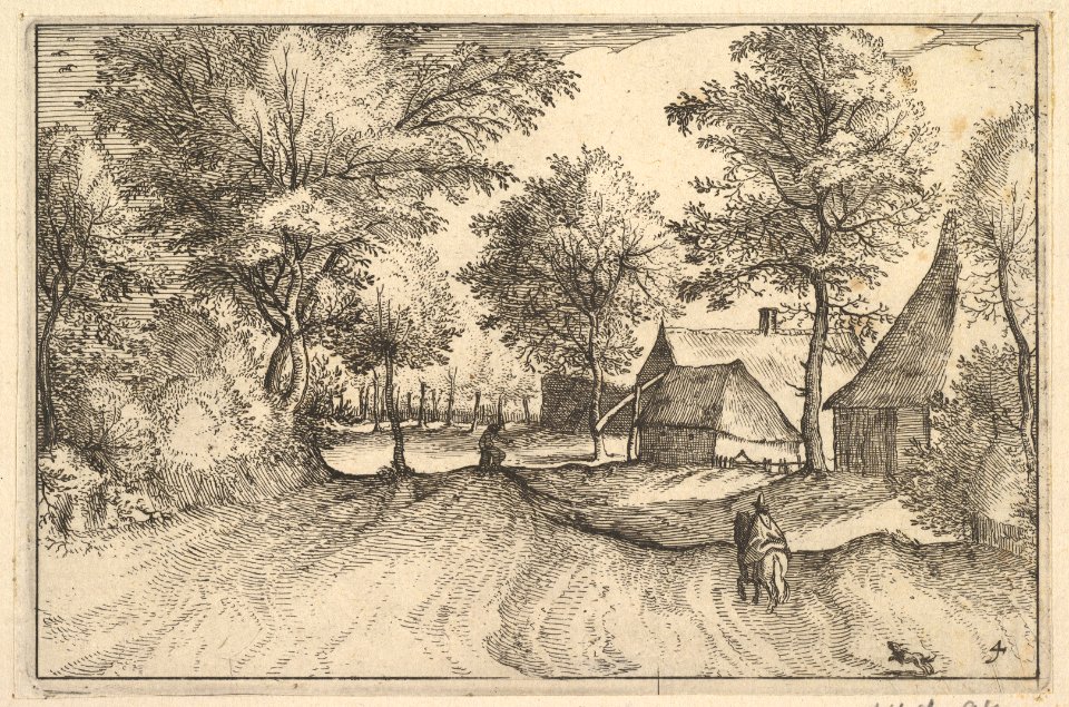 Village Road from Regiunculae et Villae Aliquot Ducatus Brabantiae MET DP825668