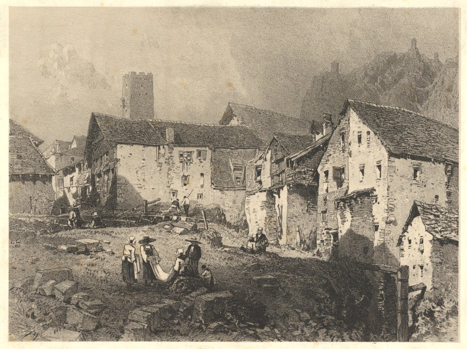 View of a Mountain Village MET DP853620