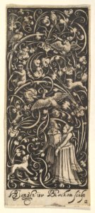 Vertical Panel with a Man and Woman MET DP827185