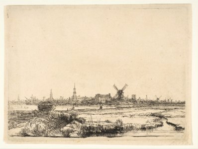 View of Amsterdam from the Northwest MET DP814572