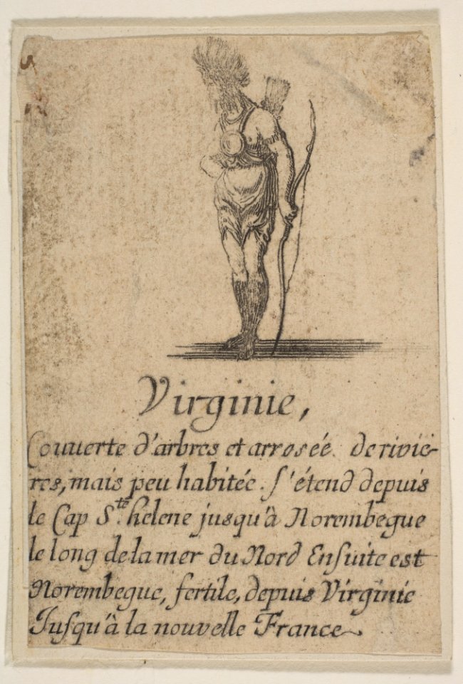 Virginia, from 'Game of Geography' (Jeu de la Géographie) MET DP817728