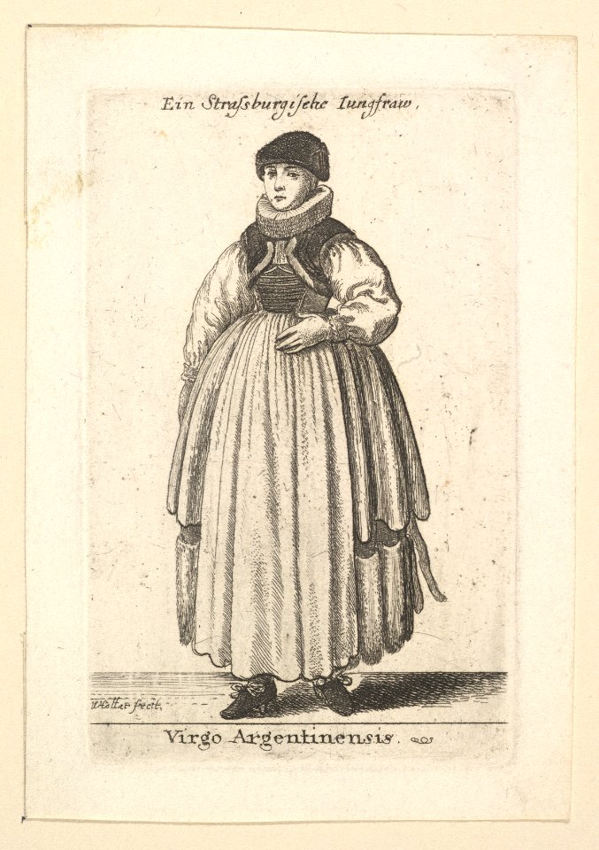 Virgo Argentinensis. (Unmarried woman from Strasbourg) MET DP823788