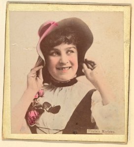 Virginia Marlowe, from the Actresses series (N246), Type 2, issued by Kinney Brothers to promote Sporting Extra Cigarettes MET DP860075