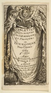 Vignettes pour les "Tablettes historiques, topographiques et physiques de Bourgogne" MET DP814985