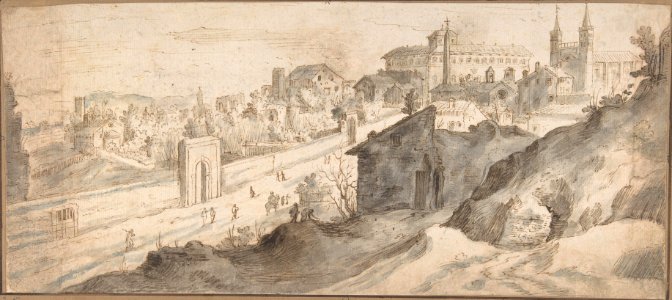 View of St. John Lateran, Rome MET DP801819