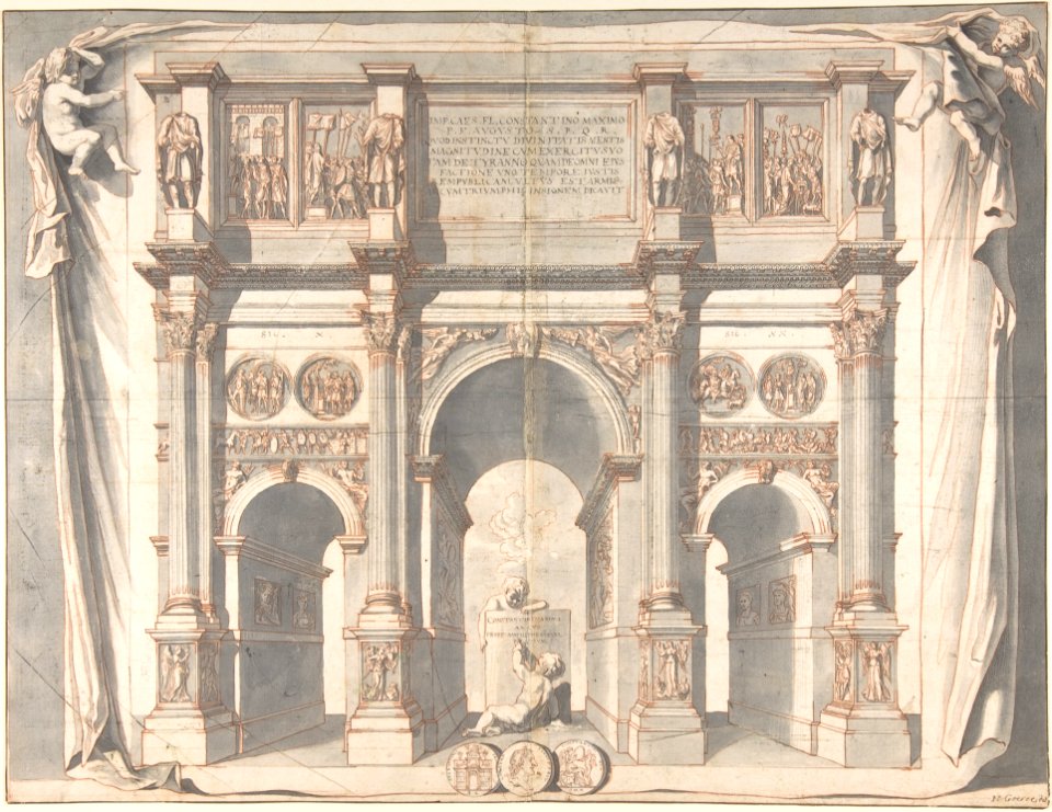 View of the Arch of Constantine MET DP800927