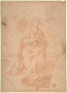 Virgin Kneeling in Prayer MET DP802447