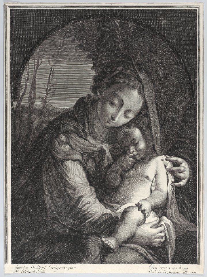 Virgin with the sleeping Christ child Met DP885696