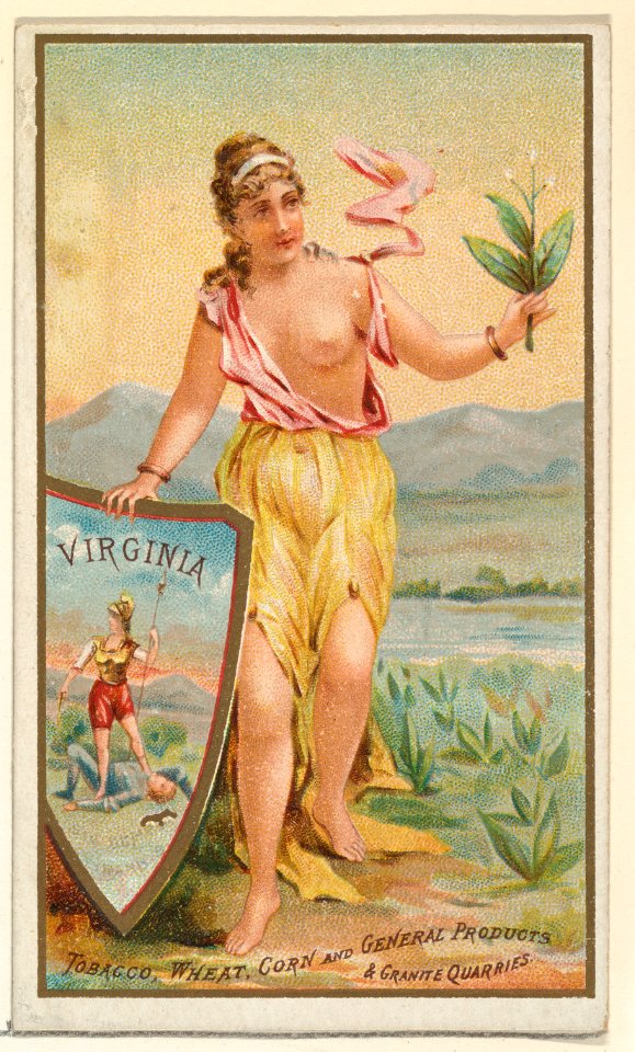Virginia, from the Industries of States series (N117) issued by Duke Sons & Co. to promote Honest Long Cut Tobacco MET DPB873649