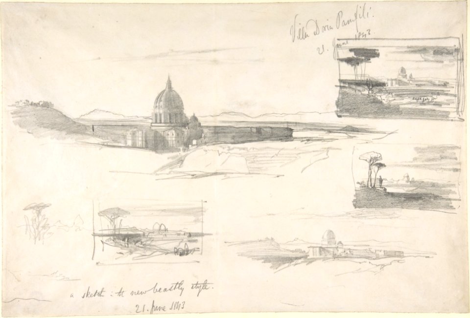 View of St. Peter's, Rome MET DP804680