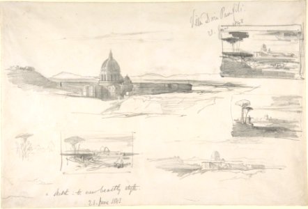 View of St. Peter's, Rome MET DP804680