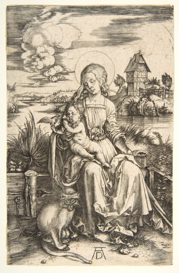 Virgin and Child with the Monkey MET DP815363