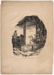 Watering Trough, Title Page of "Studies of Horses" (Etudes de Chevaux) MET DP875687