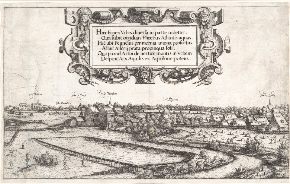 View of Nuremberg, to the West, left plate MET DP865094