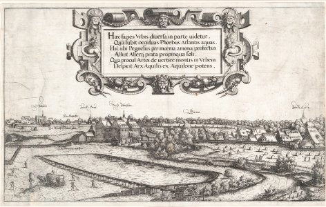 View of Nuremberg, to the West, left plate MET DP865094