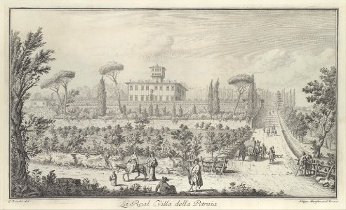 View of the Villa La Petraia, in Vedute delle ville, e d'altri luoghi della Toscana (page 33) MET DP109541