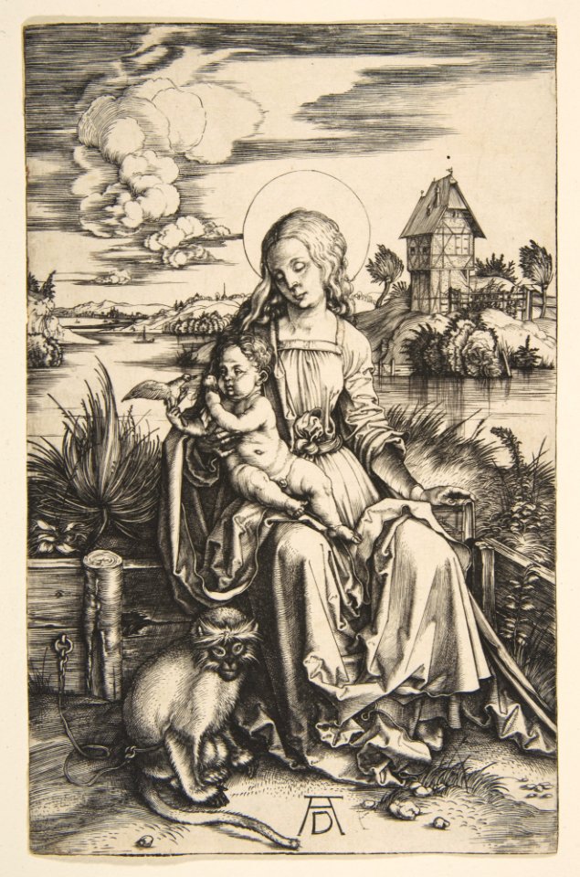 Virgin and Child with the Monkey MET DP815364
