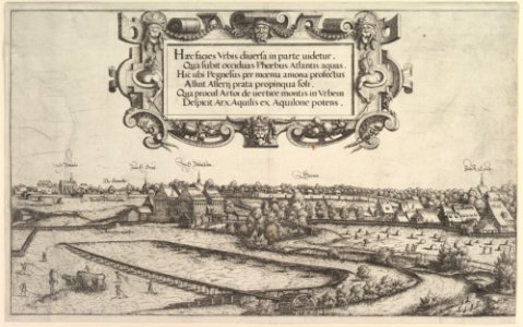 View of Nuremberg, to the west; left, center and right plates MET DP823299