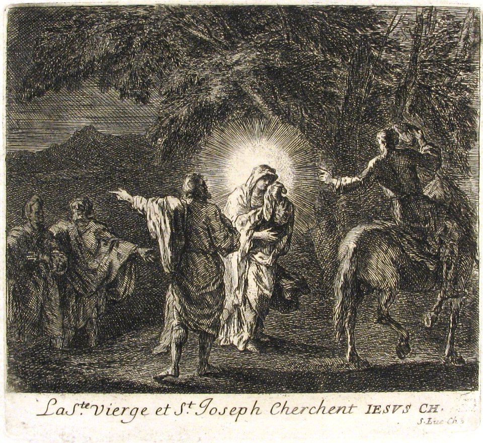 Virgin and St. Joseph Searching for Christ MET 69.573.5