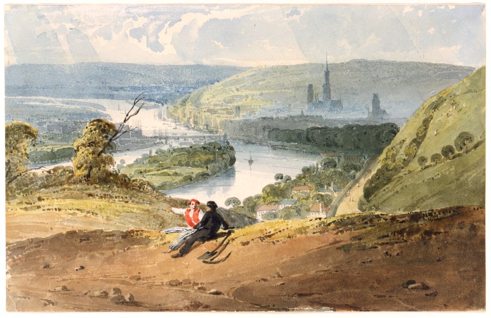 View of Rouen from St. Catherine’s Hill MET DR1010