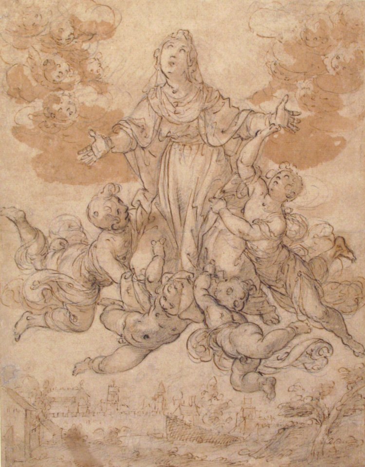Virgin in Glory with Angels MET 57.187
