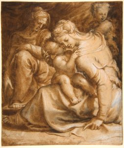 Virgin and Child with Saint Anne and John the Baptist MET DP811554
