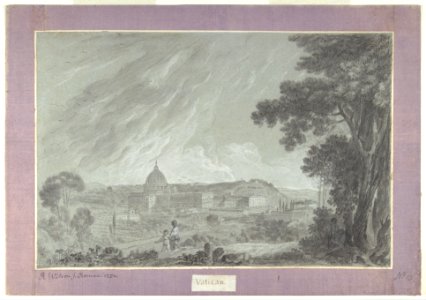 View of St. Peter's and the Vatican from the Janiculum MET DP806043