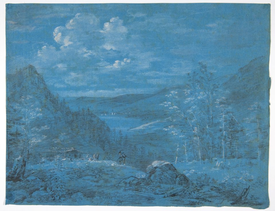View of the Ankl-Alpe and the Schliersee MET DP812739
