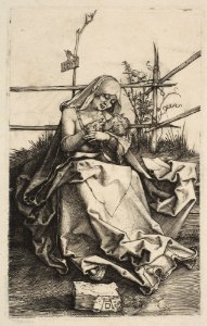 Virgin and Child on a Grassy Bench MET DP815404