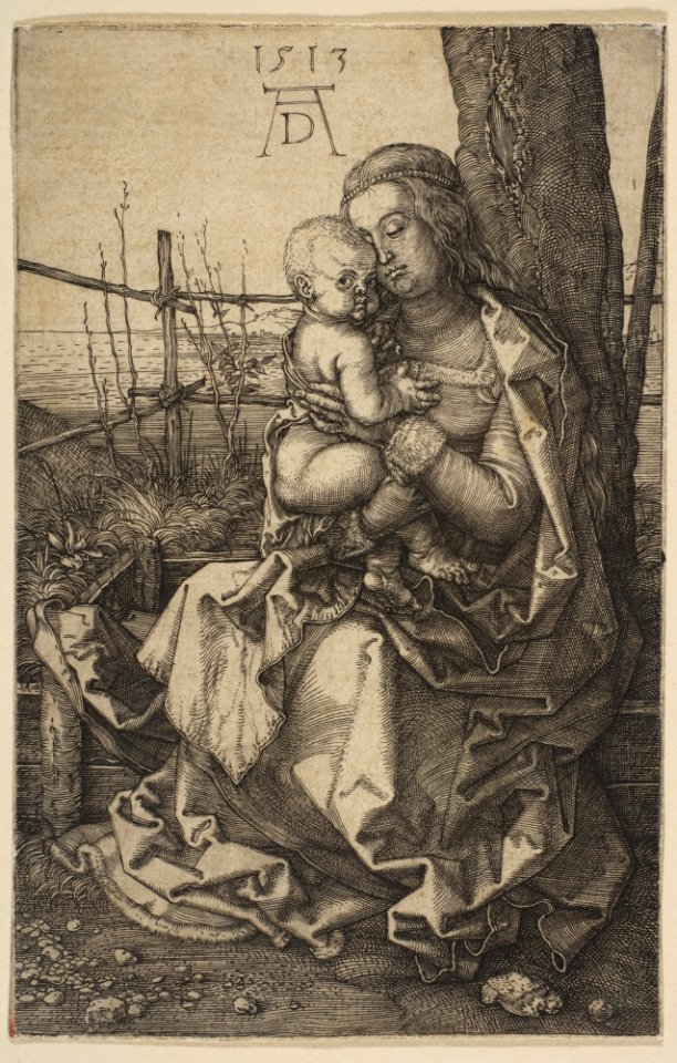 Virgin and Child Seated by a Tree MET DP815720