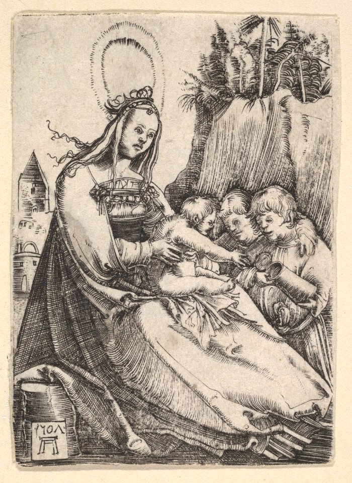 Virgin and Child with Two Boys MET DP833059