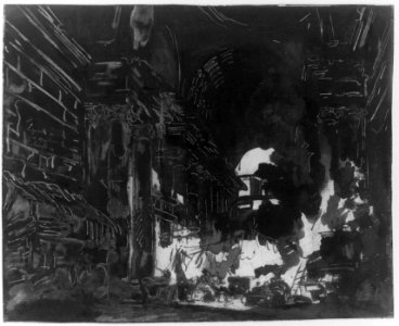 Washerwomen in a Ruined Gallery MET 266799