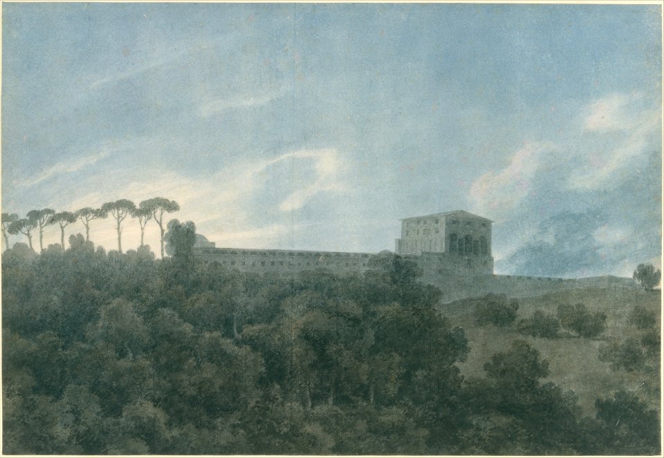 View of the Villa Lante on the Janiculum in Rome MET DT4579