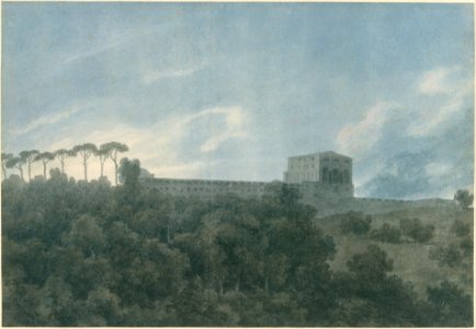 View of the Villa Lante on the Janiculum in Rome MET DT4579