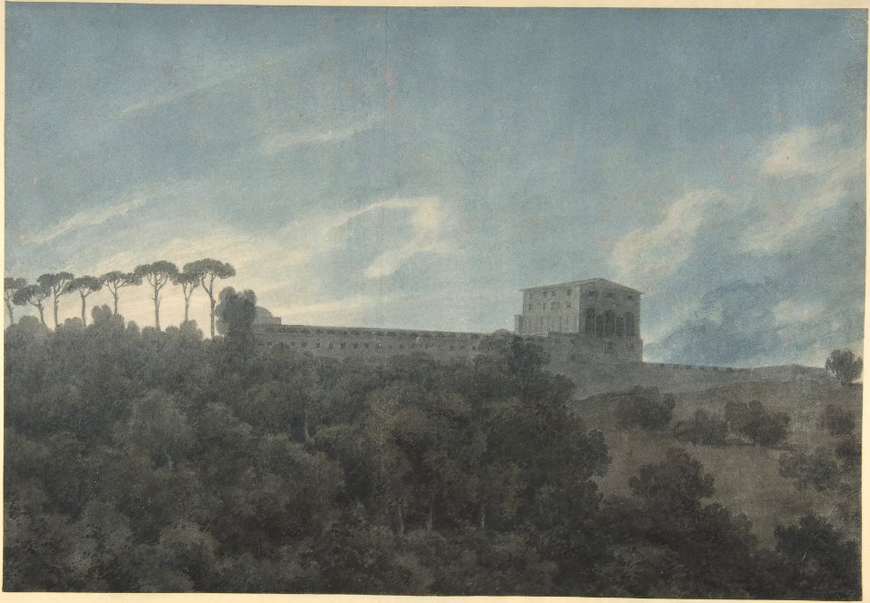 View of the Villa Lante on the Janiculum in Rome MET DP801053