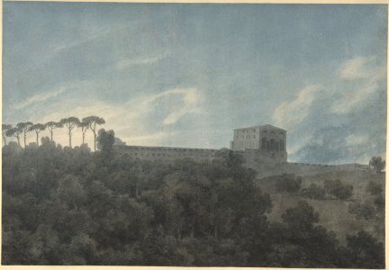 View of the Villa Lante on the Janiculum in Rome MET DP801053