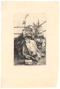 Virgin and Child on a Grassy Bench MET DP223935