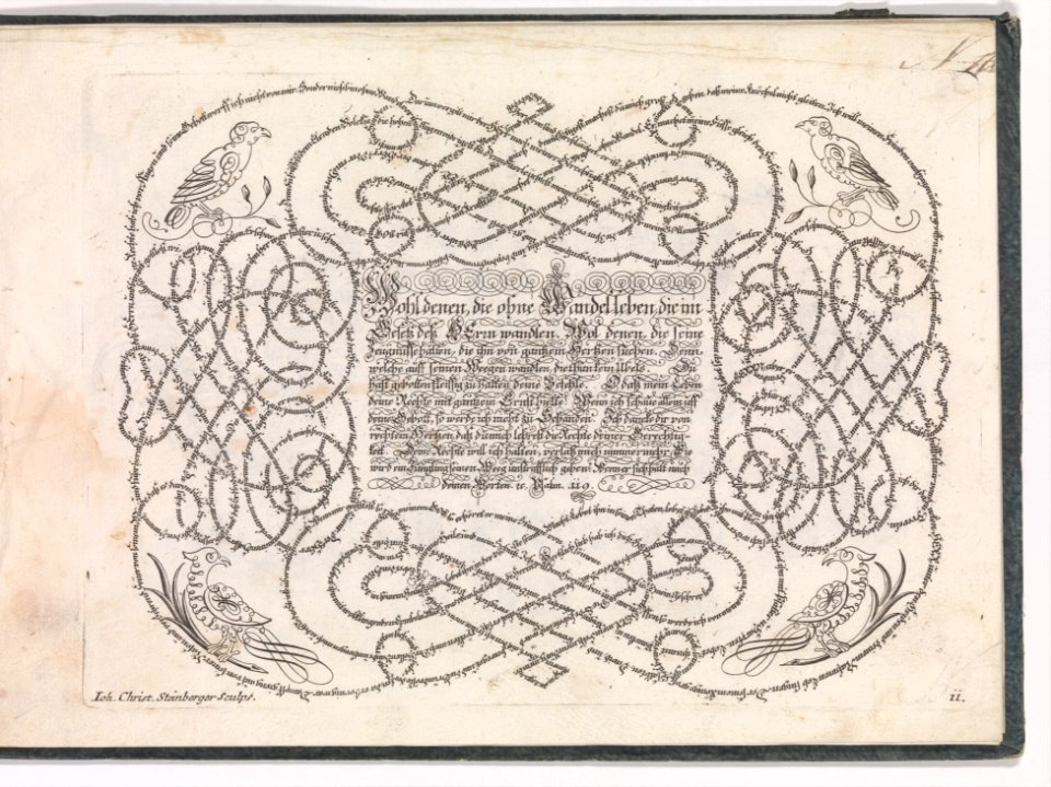 Vorschrifft Teütsch-Lateinisch-und Frantzöischer Schrifften (Examples of German, Latin and French Scripts) MET DP372400