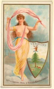Vermont, from the Industries of States series (N117) issued by Duke Sons & Co. to promote Honest Long Cut Tobacco MET DPB873640