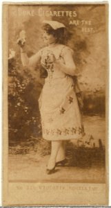 Victoria Schilling, from the Actors and Actresses series (N145-6) issued by Duke Sons & Co. to promote Duke Cigarettes MET DP840316
