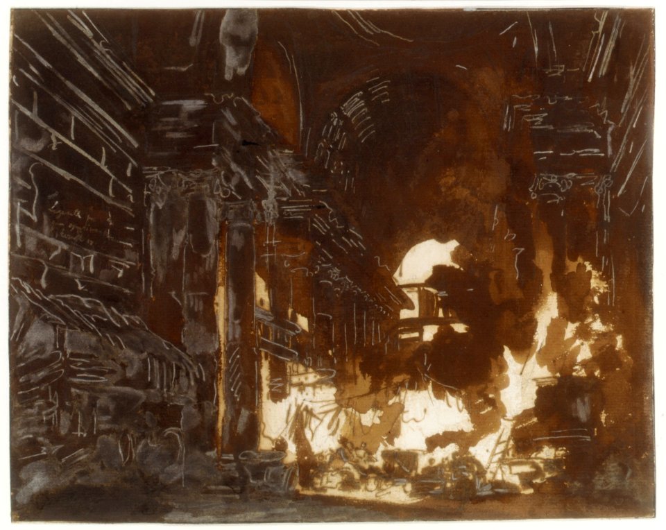 Washerwomen in a Ruined Gallery MET DR265